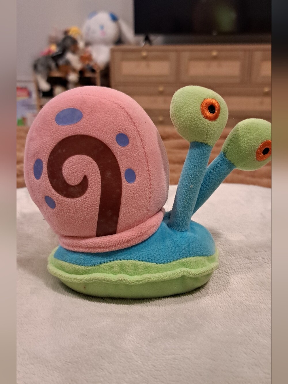Ty Beanie Babies Gary the Snail Plush 5" Spongebob Squarepants Retired (2006)